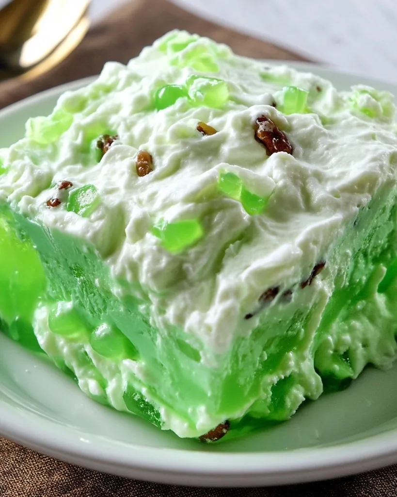 Grandma’s Lime Green Jello Salad