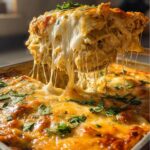 Green Chile Chicken Enchilada Casserole