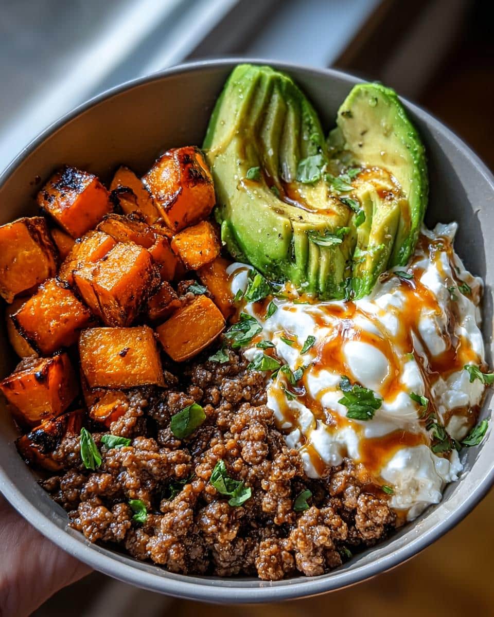 Ground Beef Hot Honey Bowl - detail 1