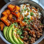 Ground Beef Hot Honey Bowl