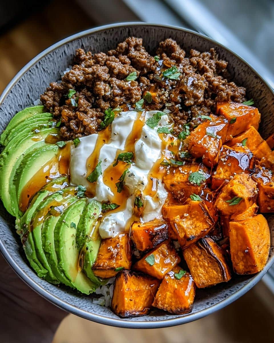 Ground Beef Hot Honey Bowl - detail 2