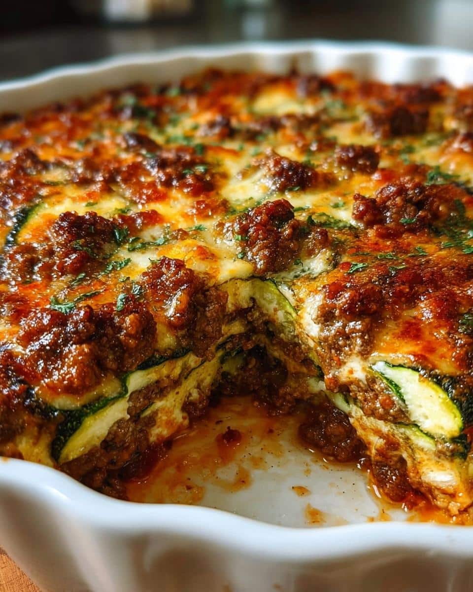 Ground Beef Zucchini Bake - detail 2
