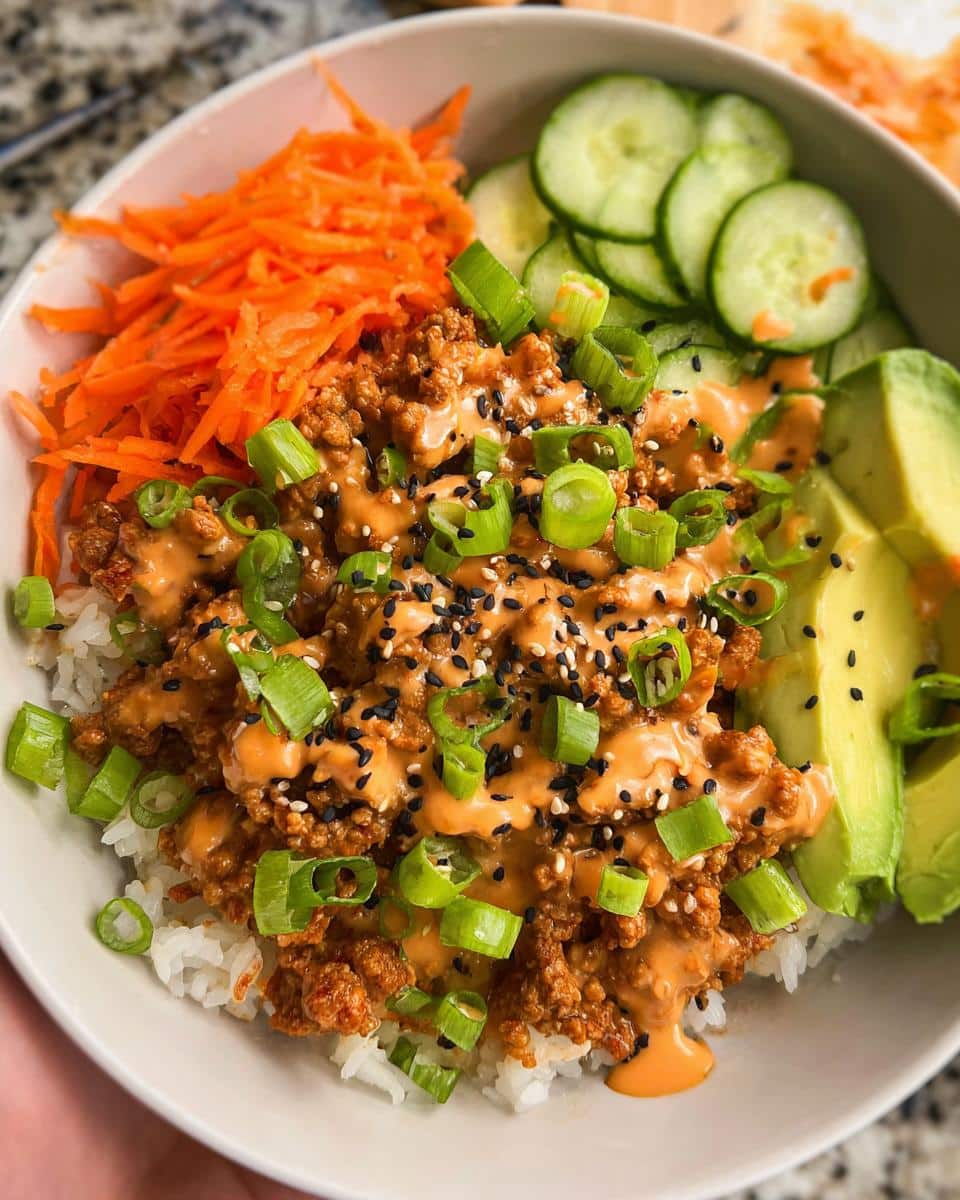 Ground Turkey Rice Bowls