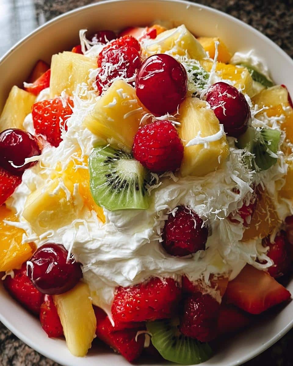 Hawaiian Cheesecake Salad - detail 2