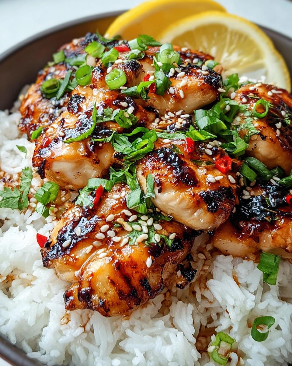 Hawaiian Chicken with Coconut Rice - detail 1