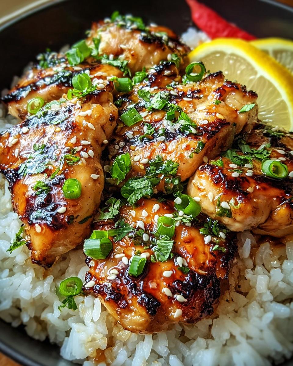 Hawaiian Chicken with Coconut Rice - detail 2