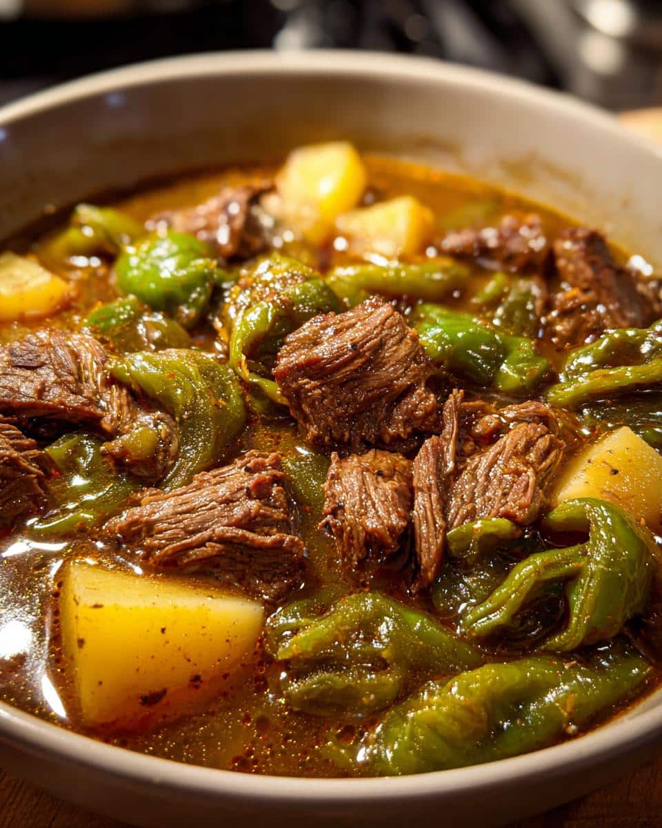 Hearty Beef with Green Chile & Potatoes - detail 1