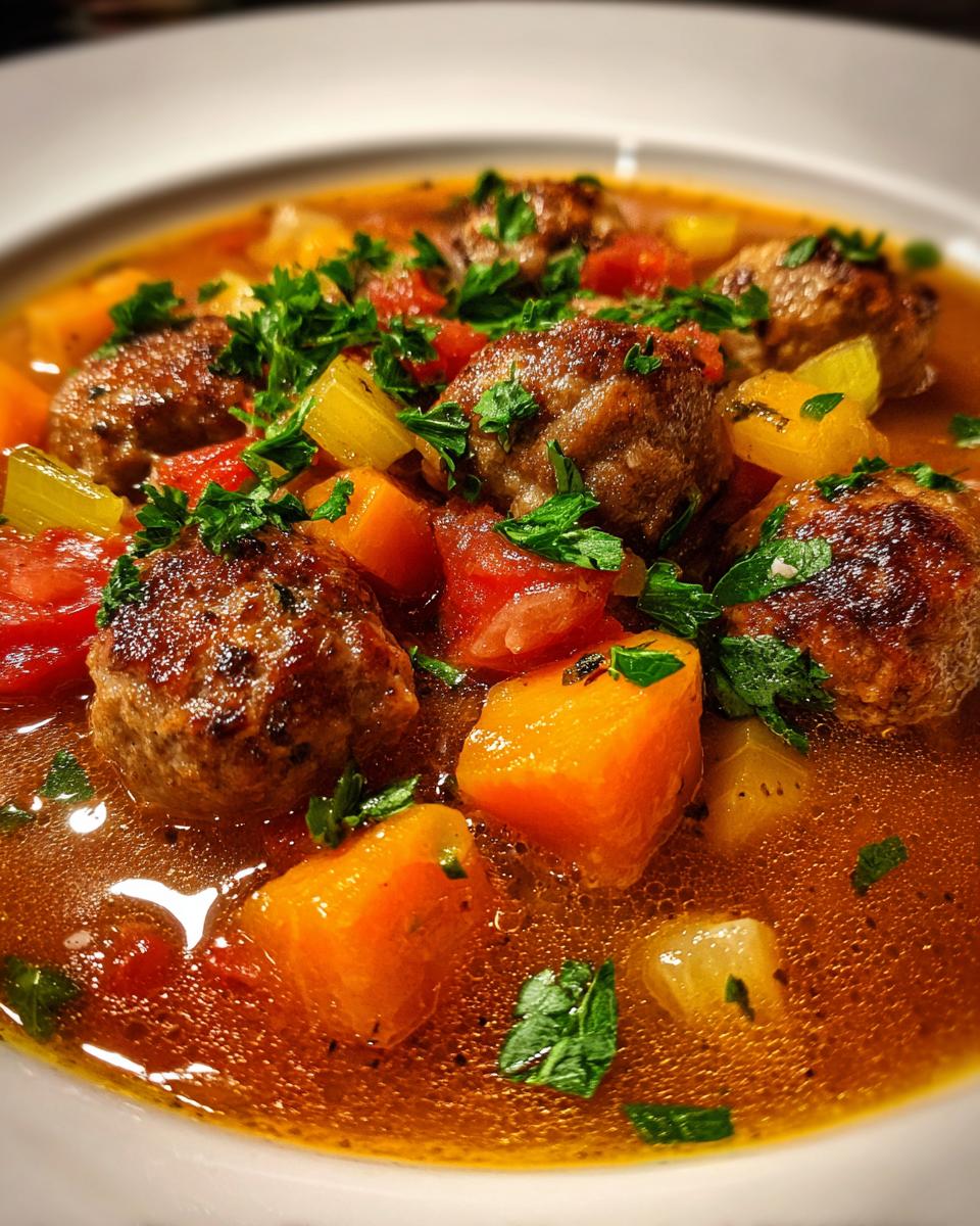 Hearty Meatball Stew - detail 1