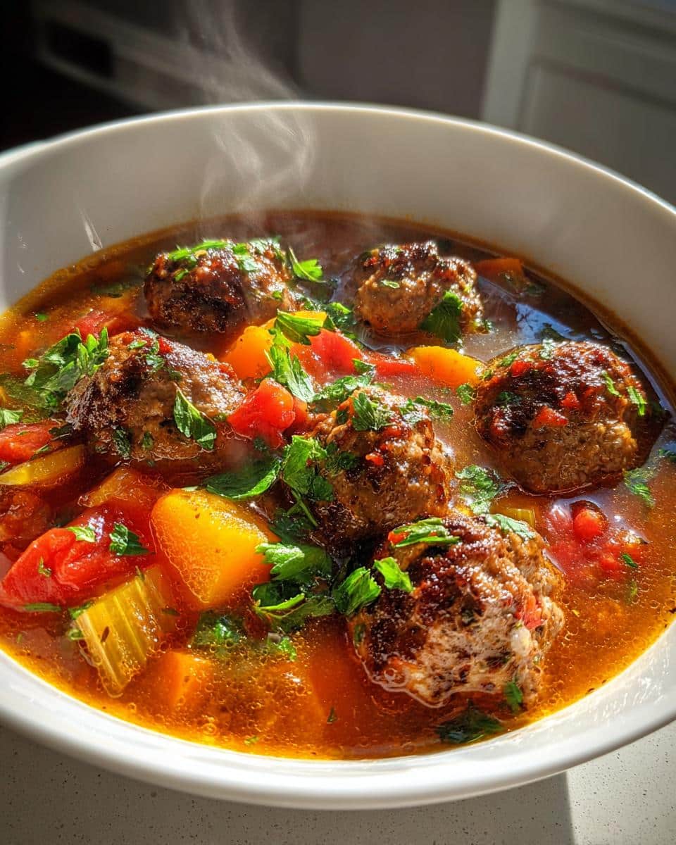 Hearty Meatball Stew - detail 2