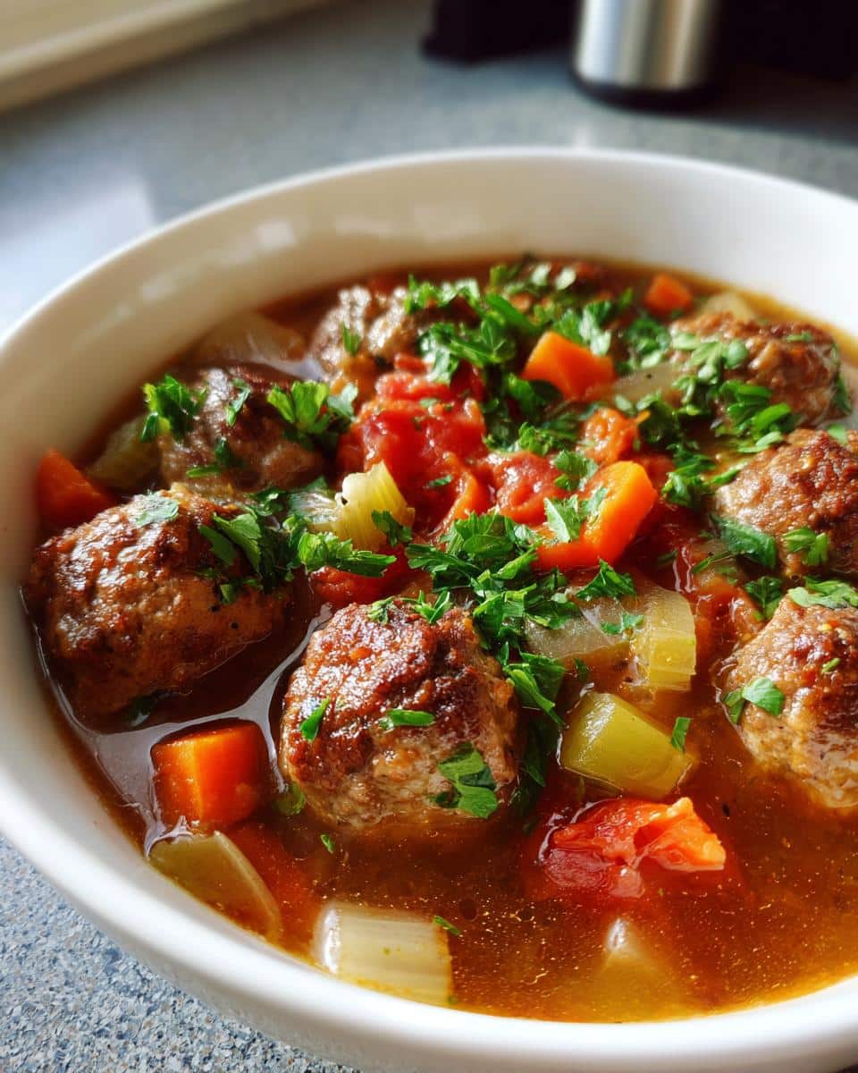 Hearty Meatball Stew - detail 3