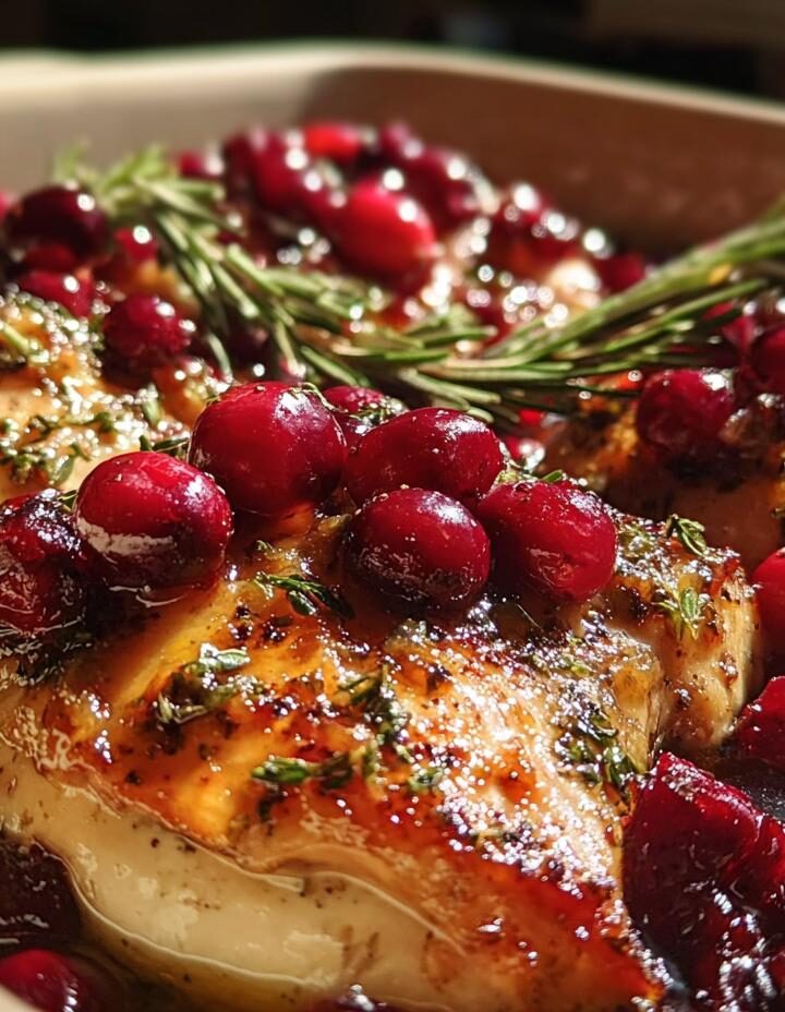 Holiday Cranberry Chicken Bake