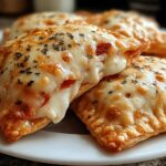 Homemade Cheesy Pizza Pockets