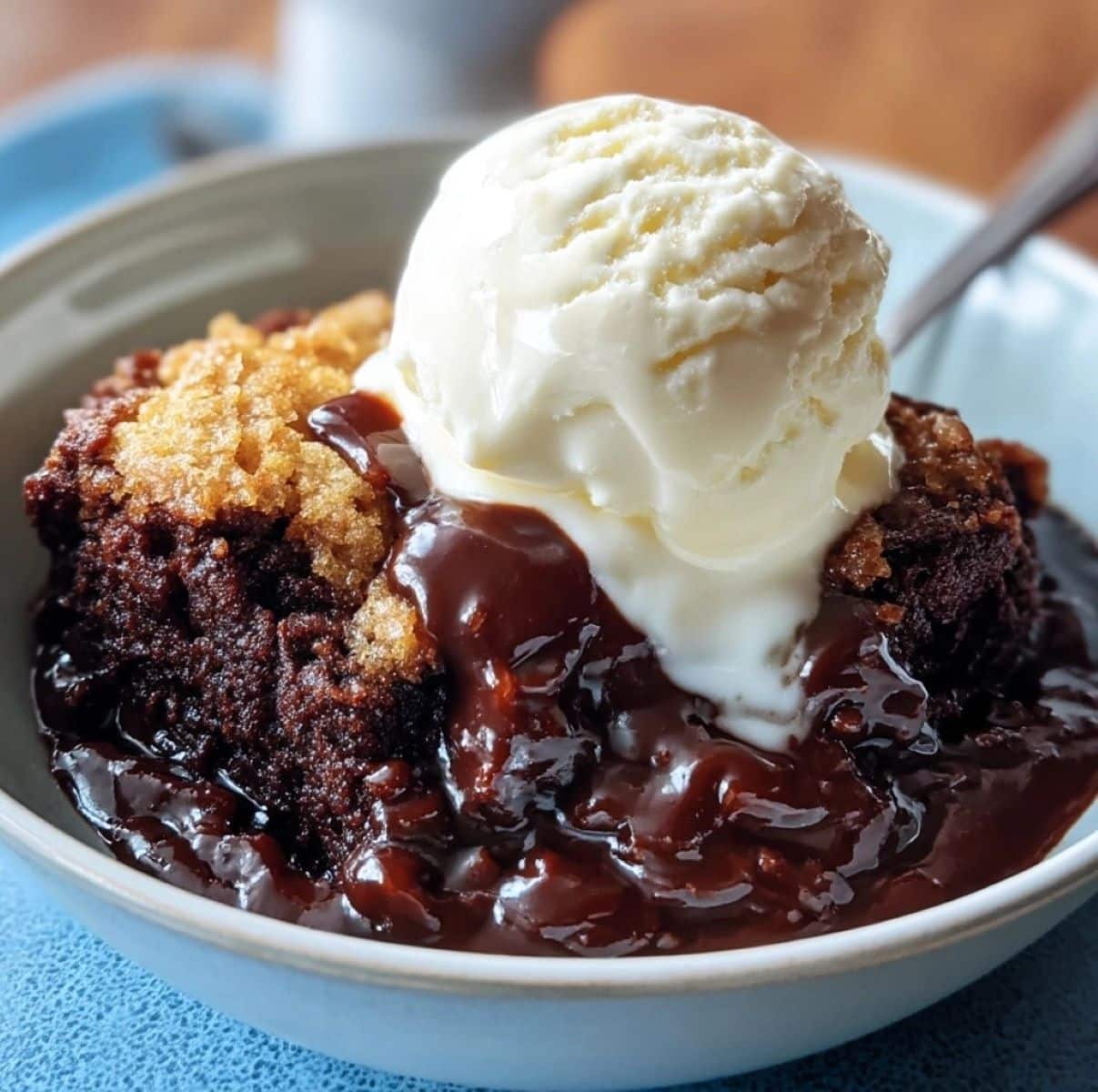 Homemade Chocolate Cobbler