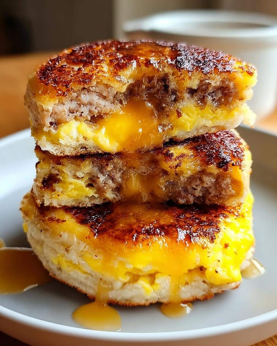 Homemade McGriddle Muffins - detail 2