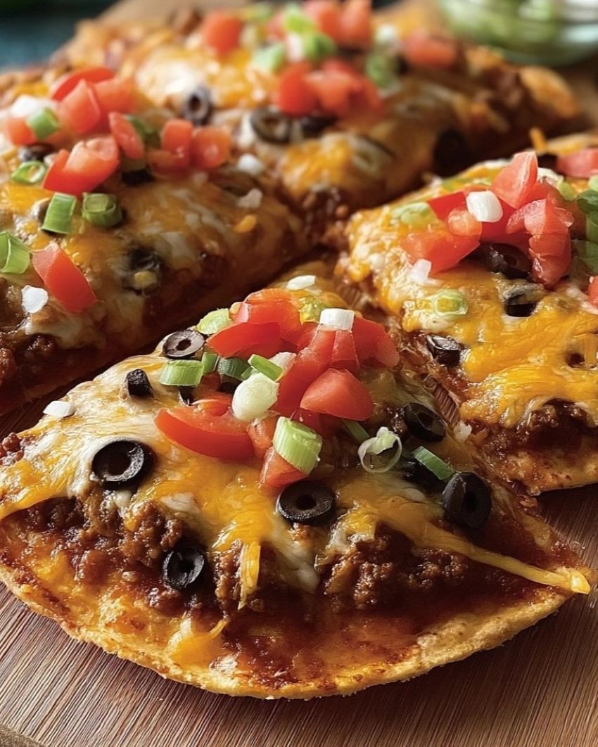 Homemade Mexican Pizza