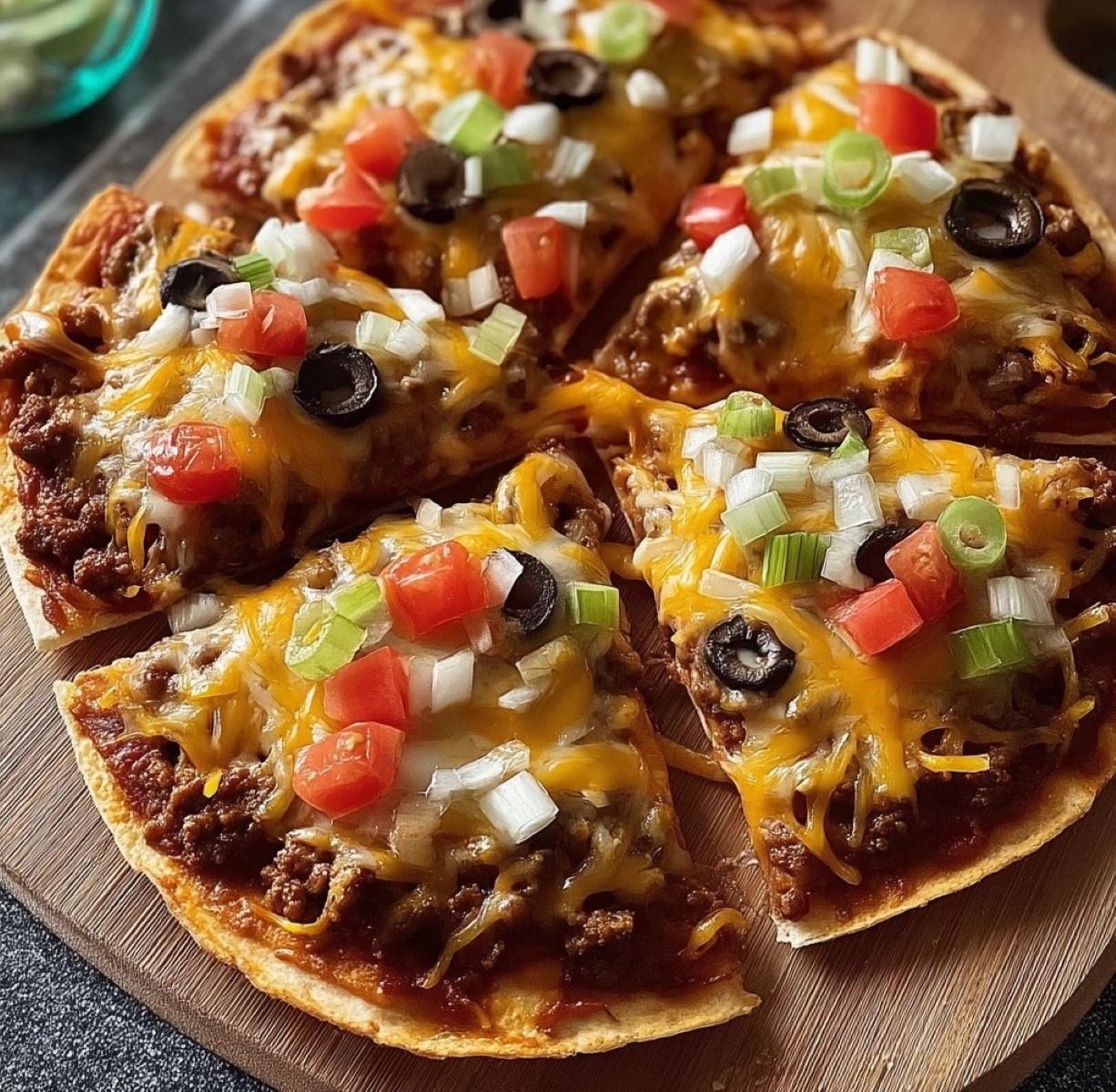 Homemade Mexican Pizza