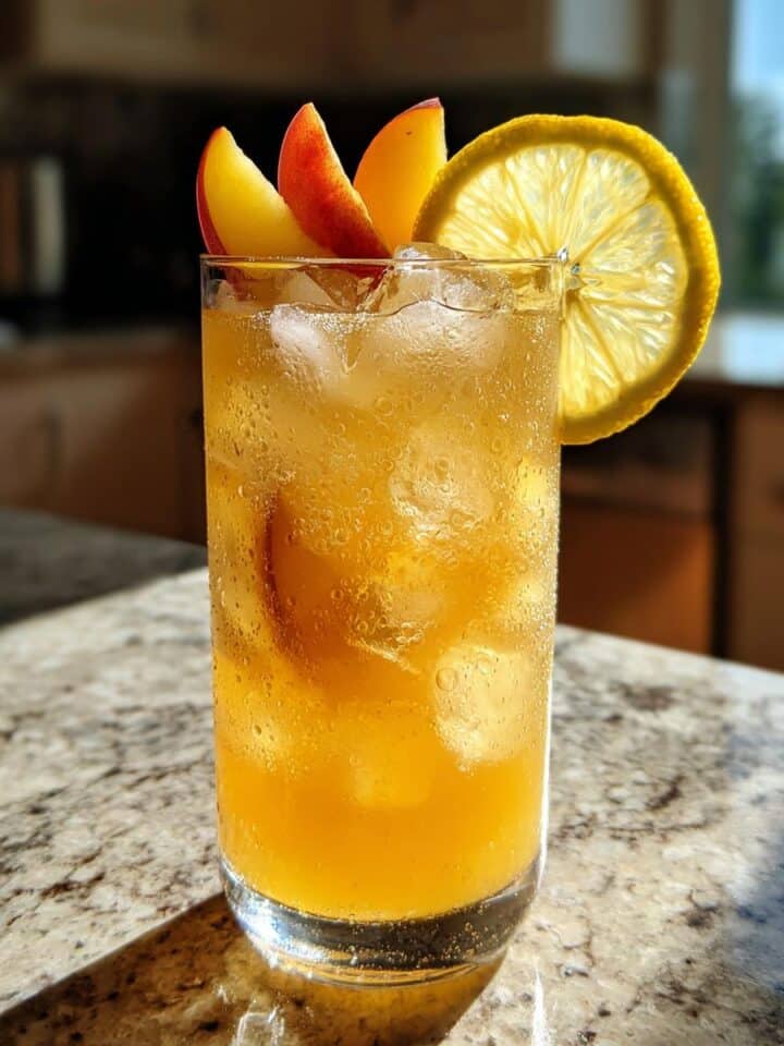 Homemade Peach Lemonade