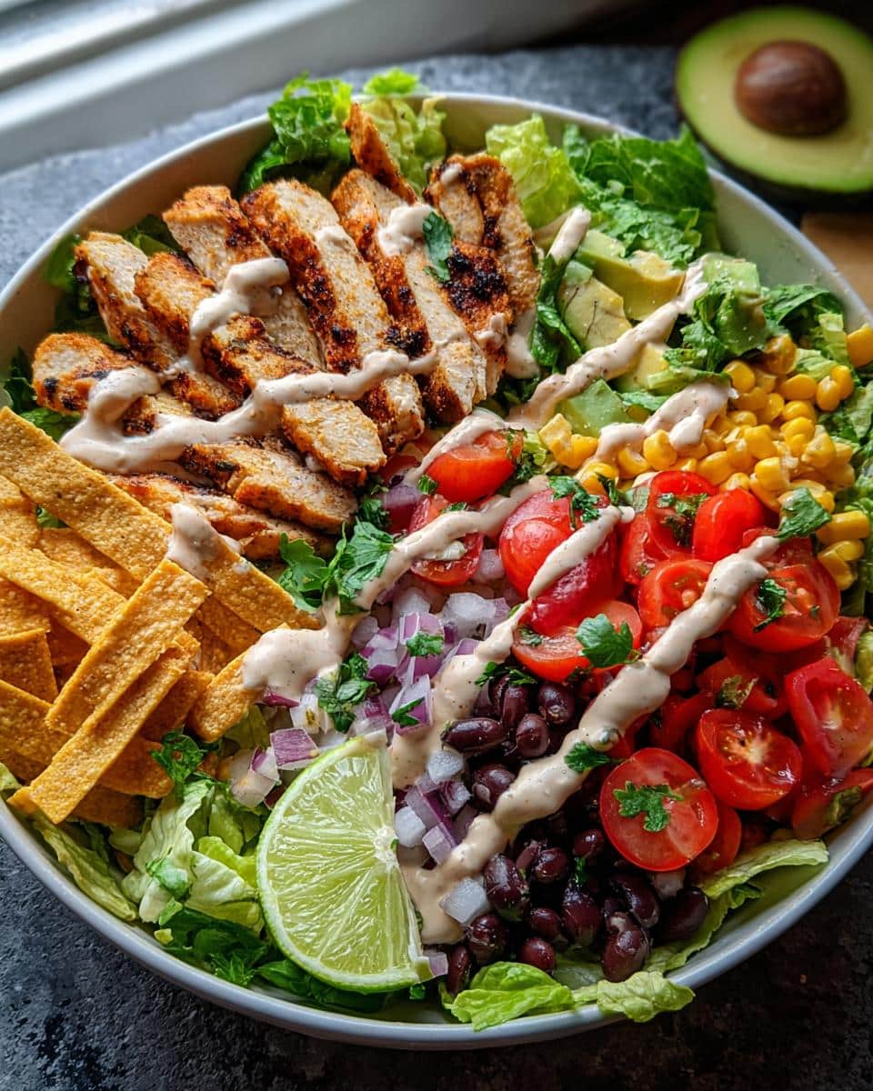 Homemade Spicy Southwest Salad - detail 1