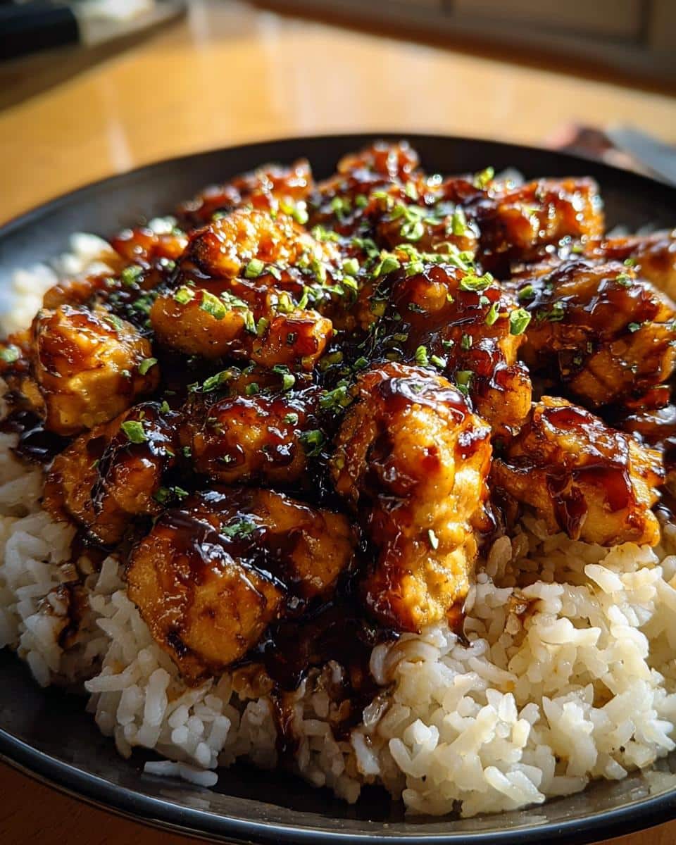 Honey BBQ Chicken Rice - detail 1