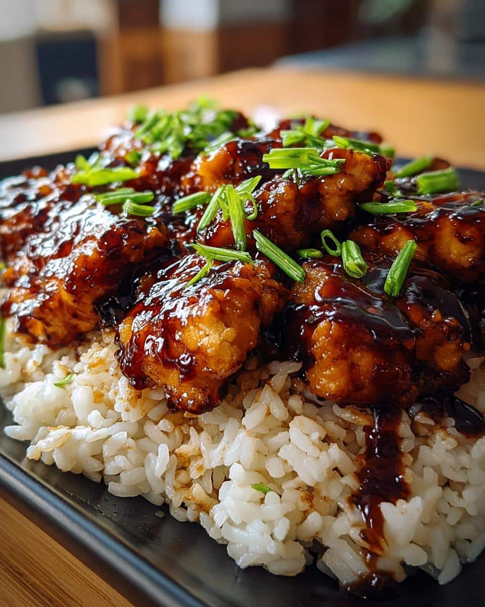 Honey BBQ Chicken Rice - detail 2