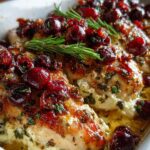 Honey Cranberry Chicken Bake with Ricotta Cheese