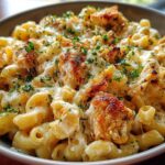 Honey Pepper Chicken Mac and Cheese