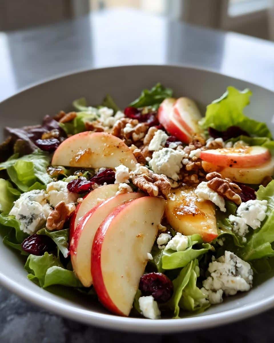 Honeycrisp Apple and Feta Salad - detail 2