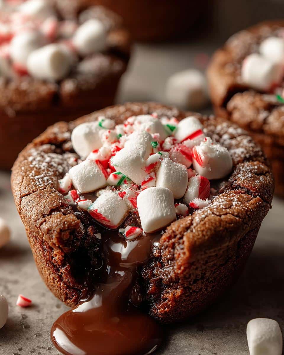 Hot Chocolate Cookie Cups