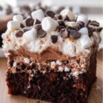 Hot Cocoa Poke Cake Recipe