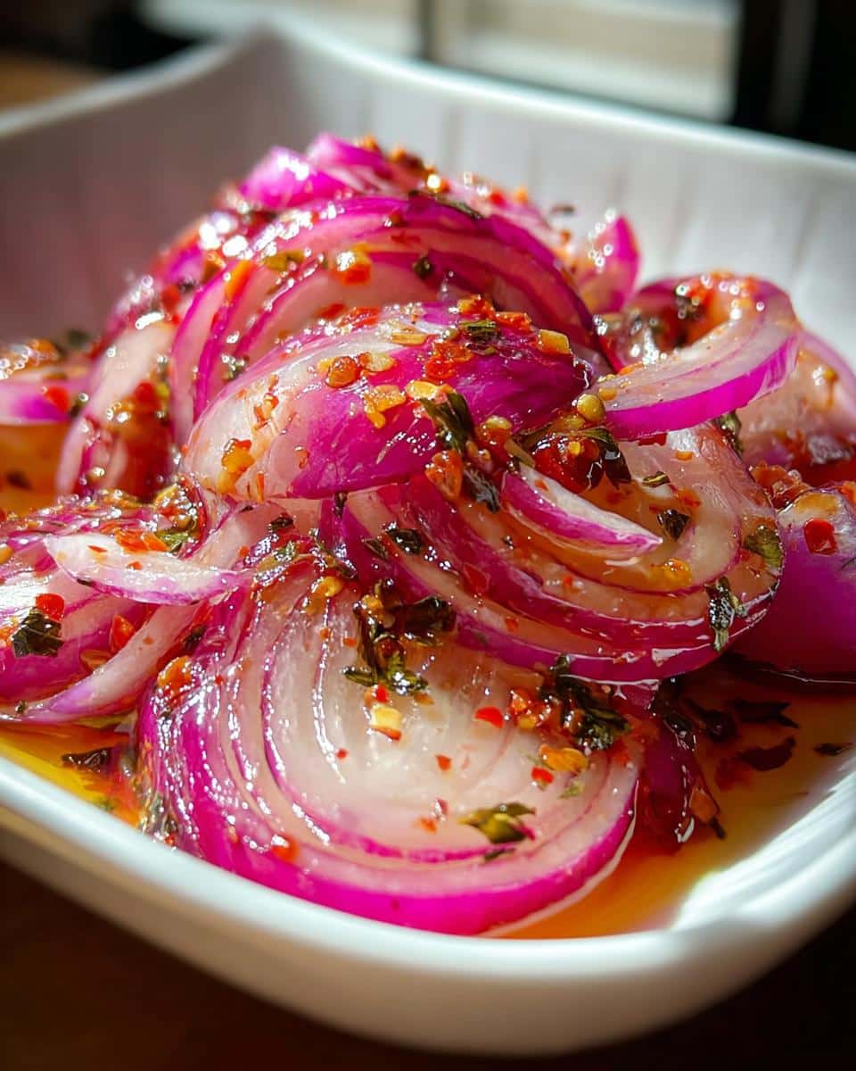 Hot Honey Pickled Red Onions - detail 1