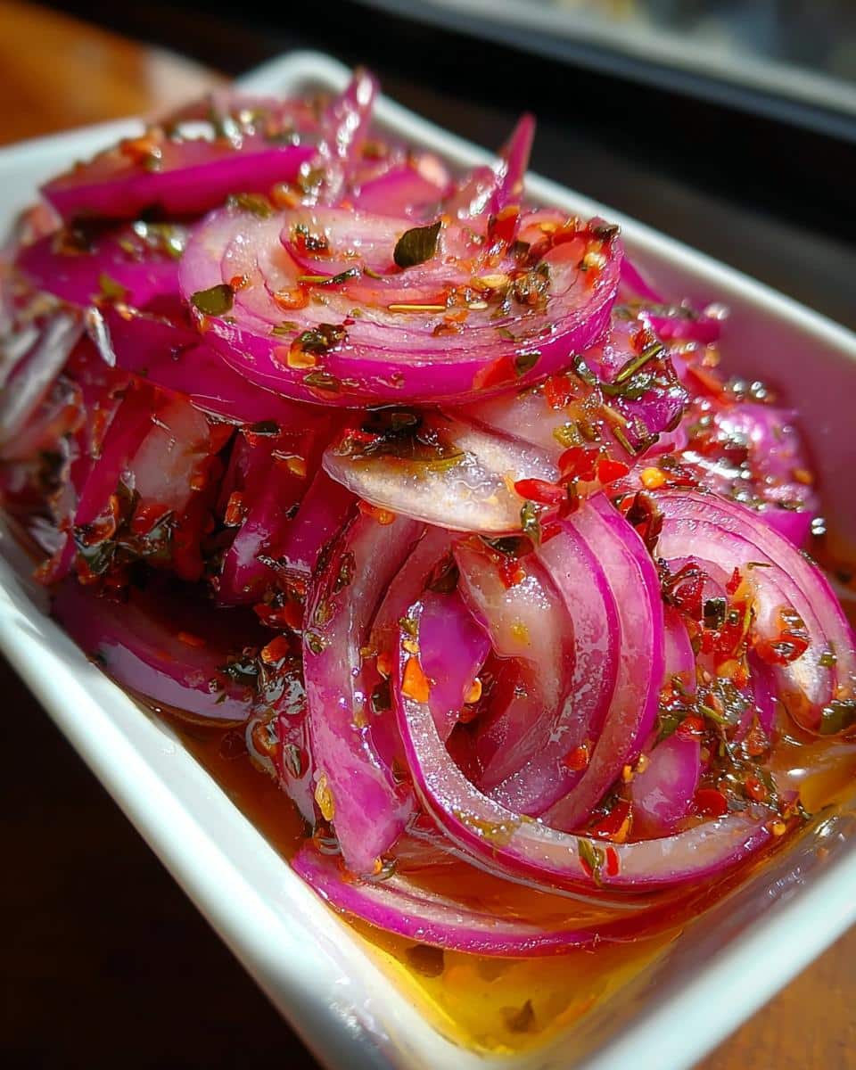 Hot Honey Pickled Red Onions - detail 2