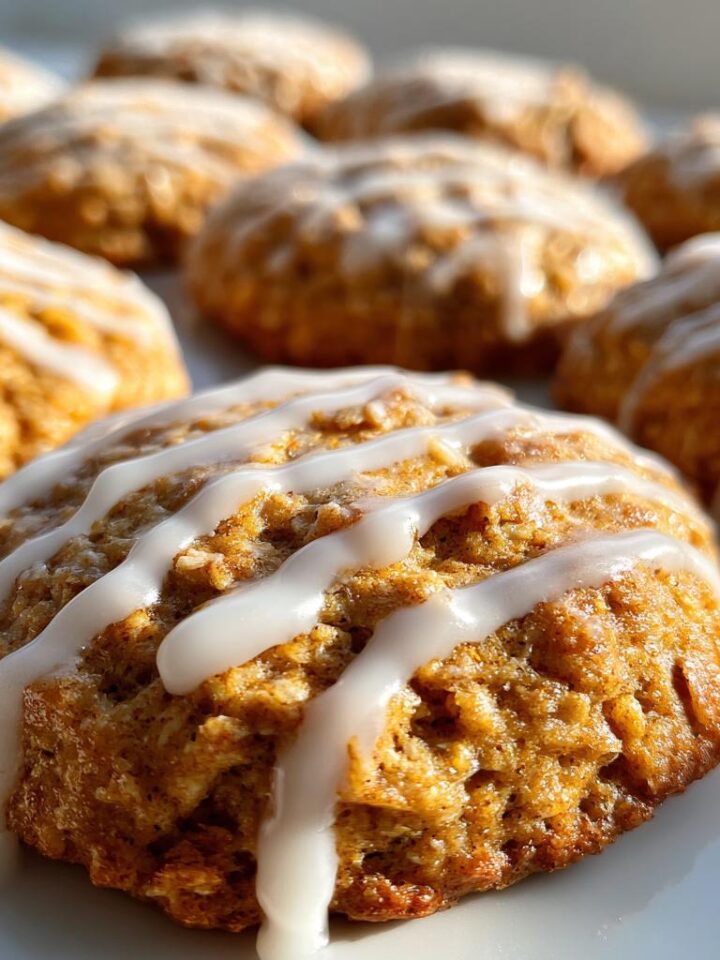 Iced Oatmeal Cookies