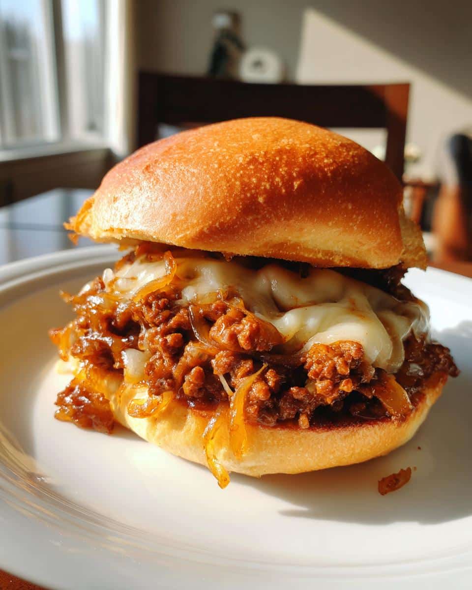 Irresistible French Onion Beef Sloppy Joes - detail 1