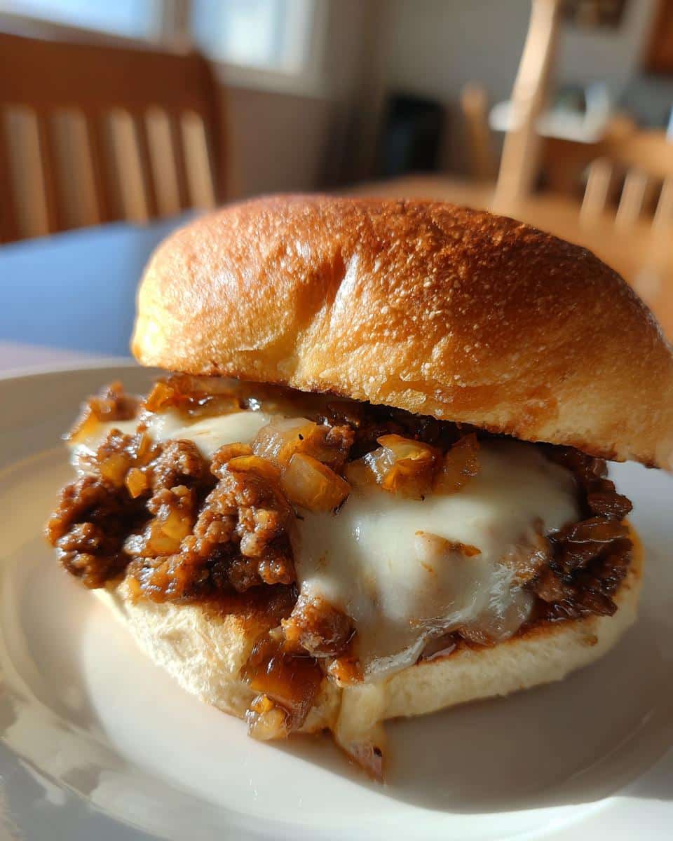 Irresistible French Onion Beef Sloppy Joes - detail 2