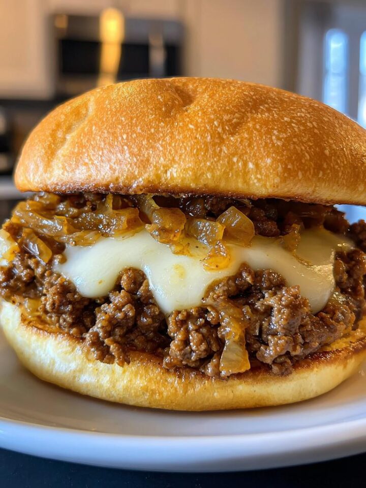 Irresistible French Onion Beef Sloppy Joes