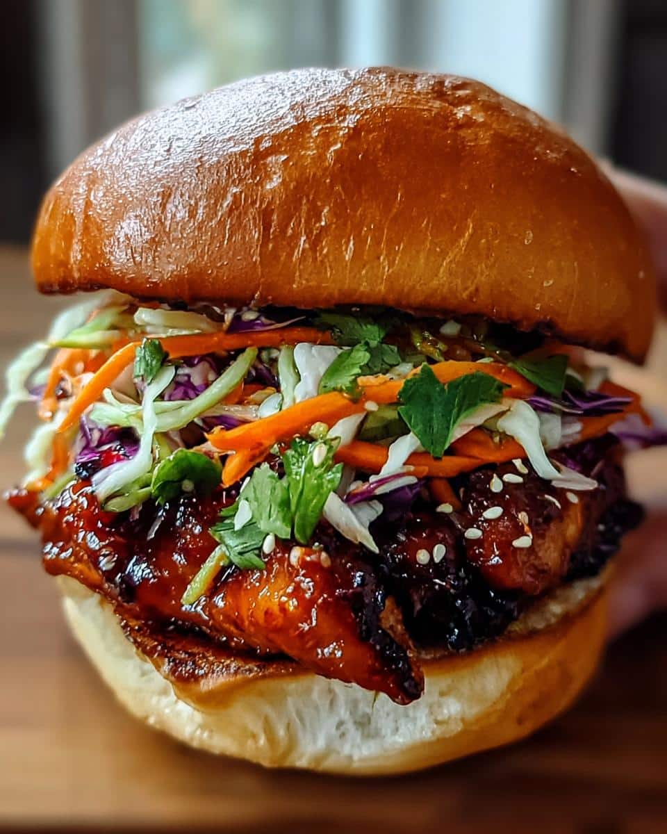 Korean BBQ Chicken Sandwich