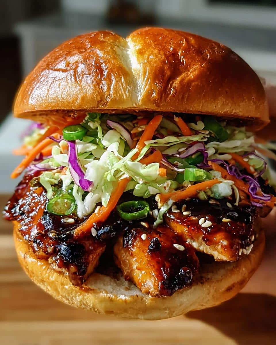 Korean BBQ Chicken Sandwich