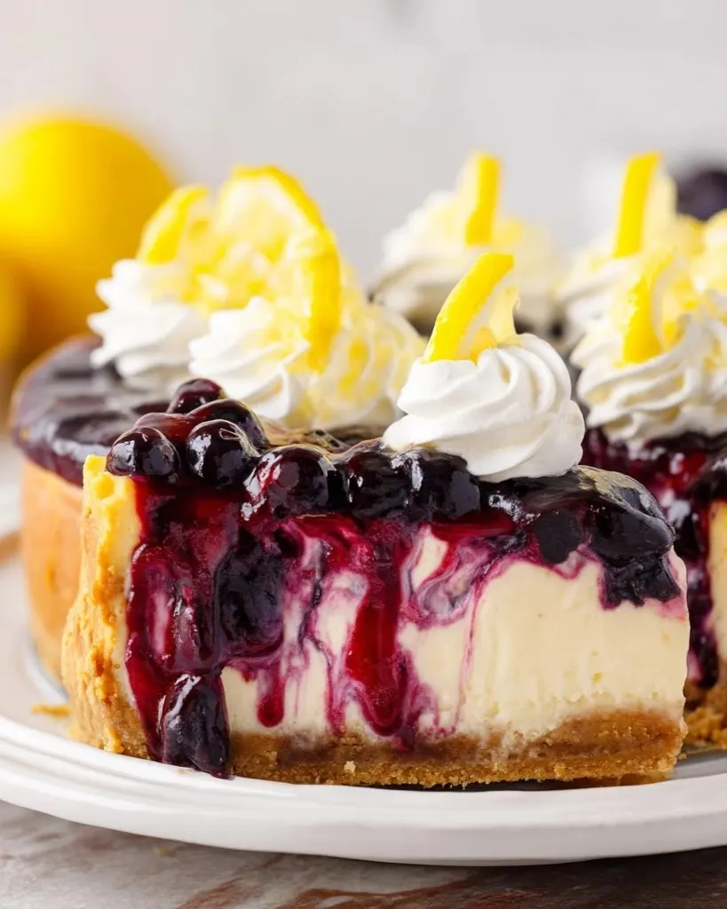 Lemon Blueberry Cheesecake