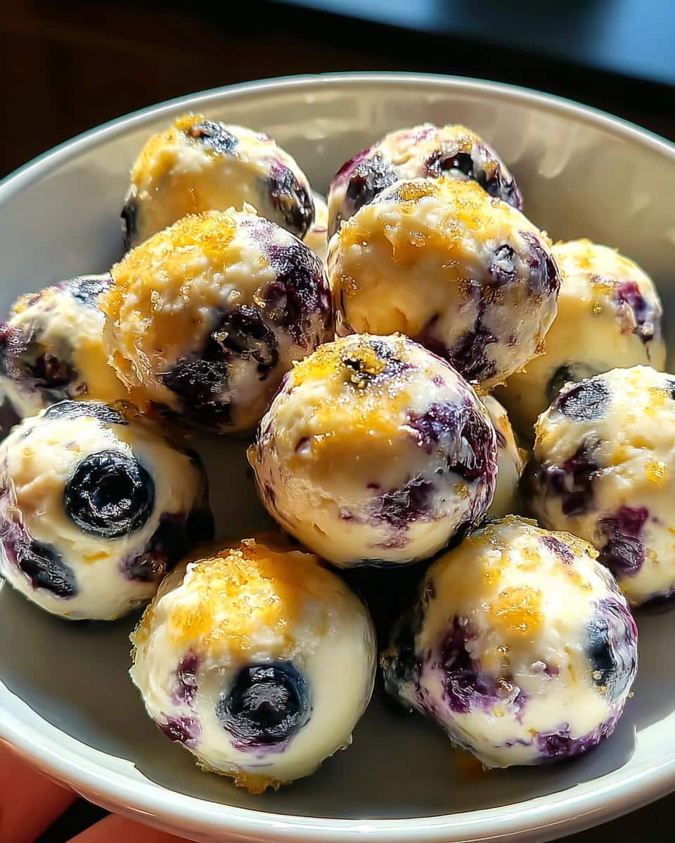 Lemon Blueberry Cottage Cheese Protein Bites - detail 2