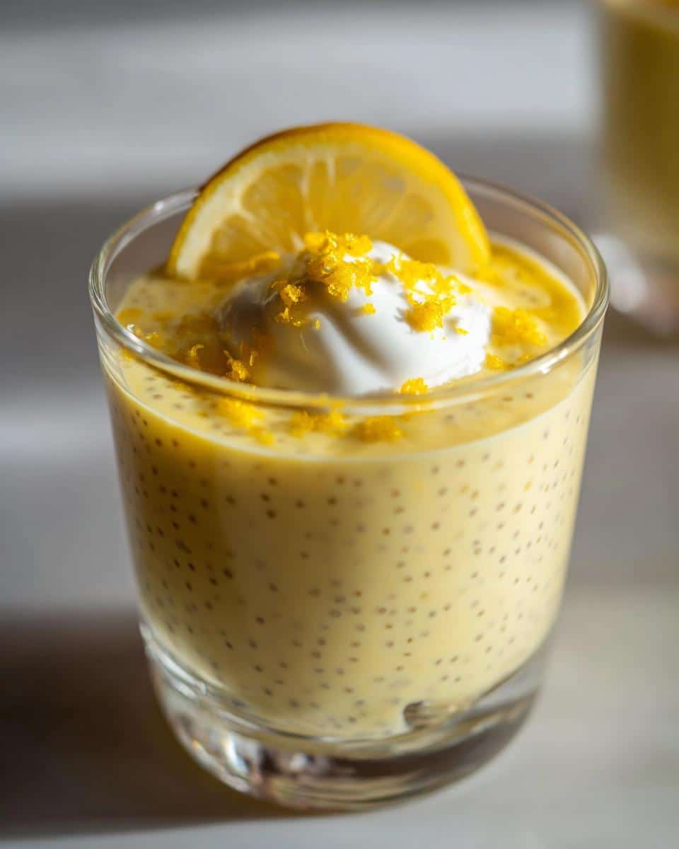 Lemon Cream Chia Pudding - detail 2