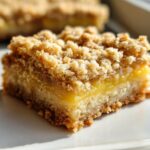 Lemon Oatmeal Crumble Bars