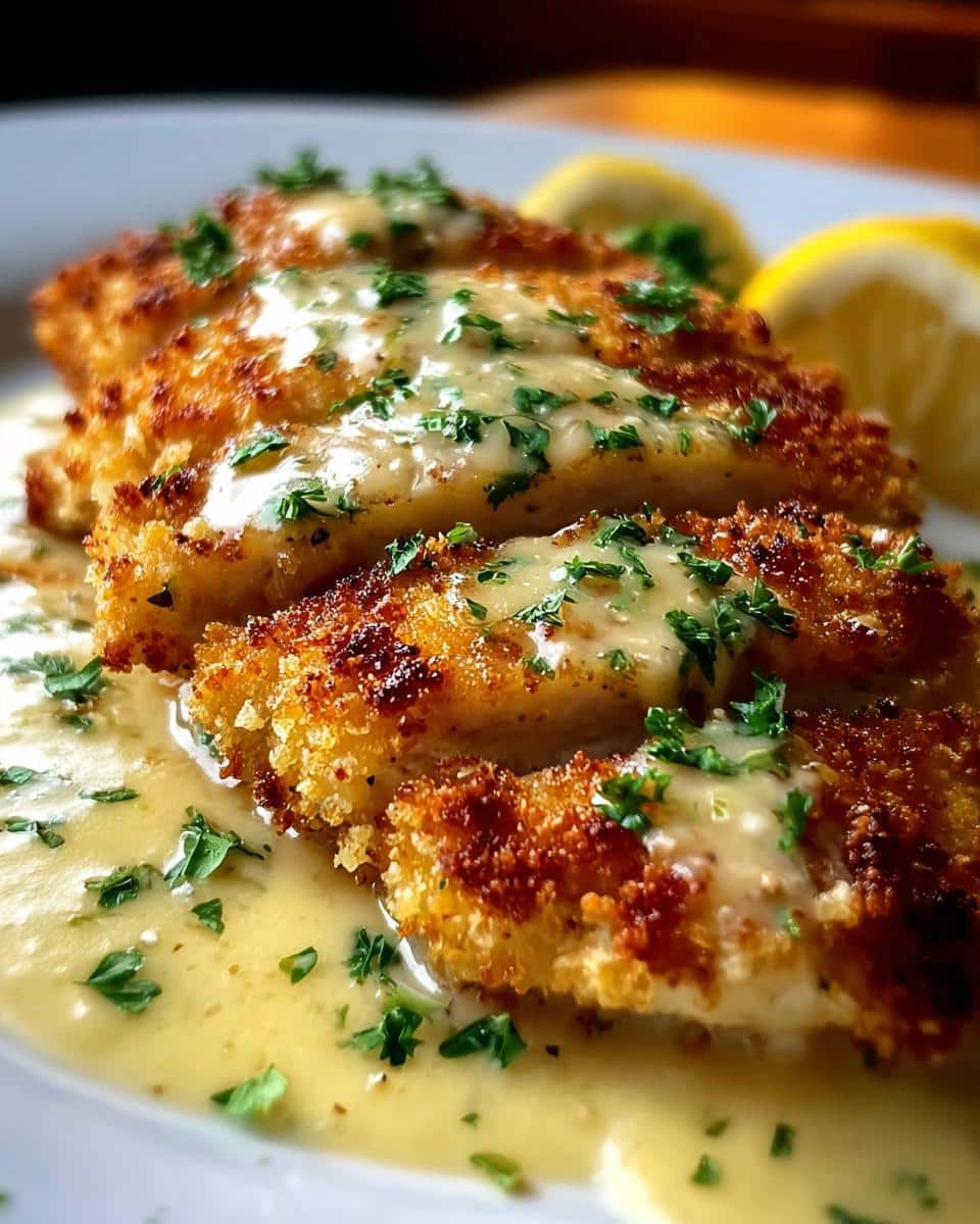 Lemon Pecorino Crusted Chicken - detail 2