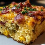 Loaded Cornbread Casserole