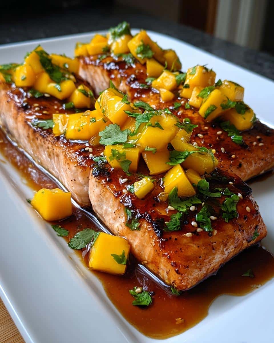 Mango Teriyaki Salmon - detail 3