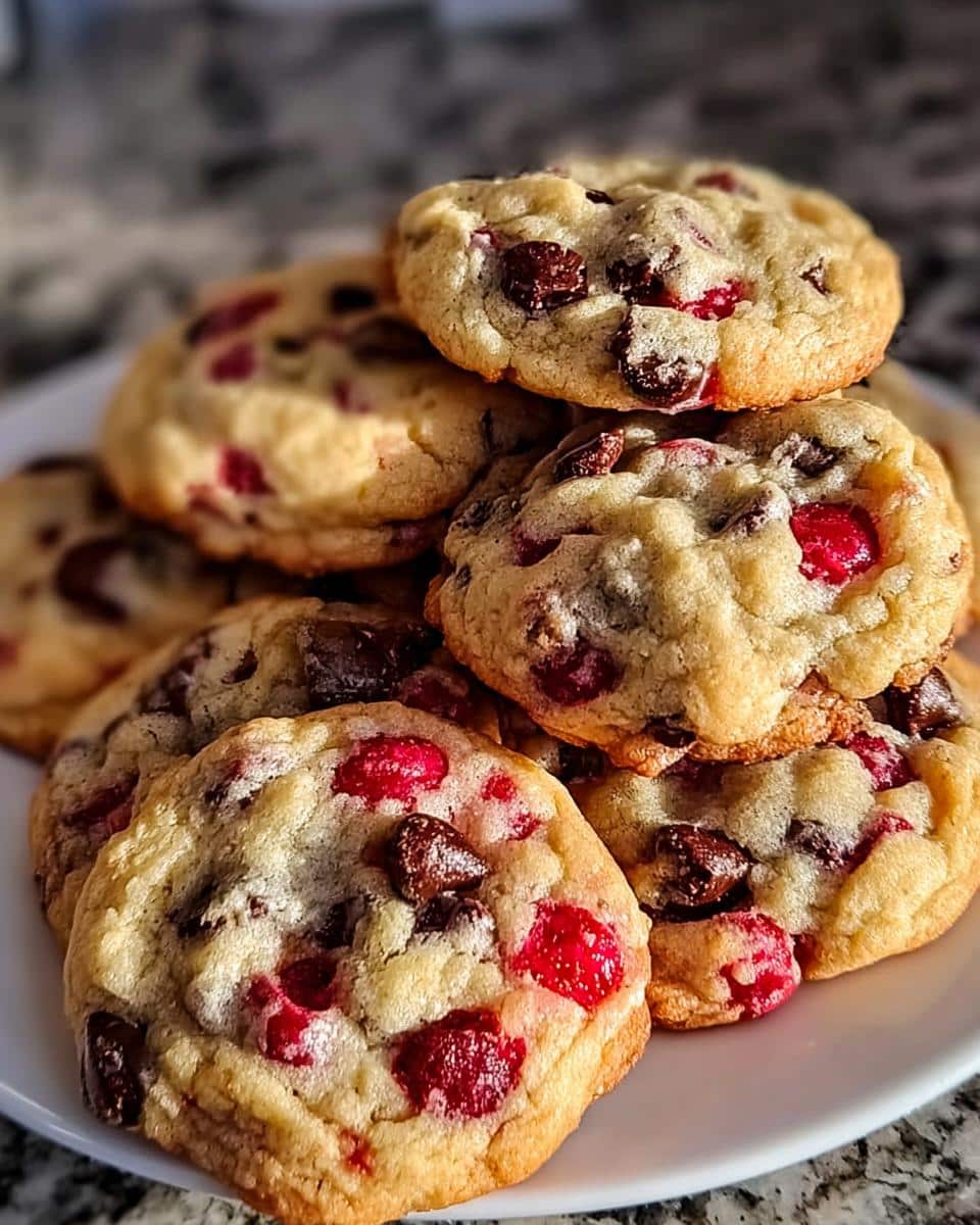 Maraschino Cherry Chocolate Chip Cookies - detail 1