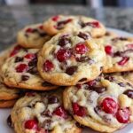 Maraschino Cherry Chocolate Chip Cookies