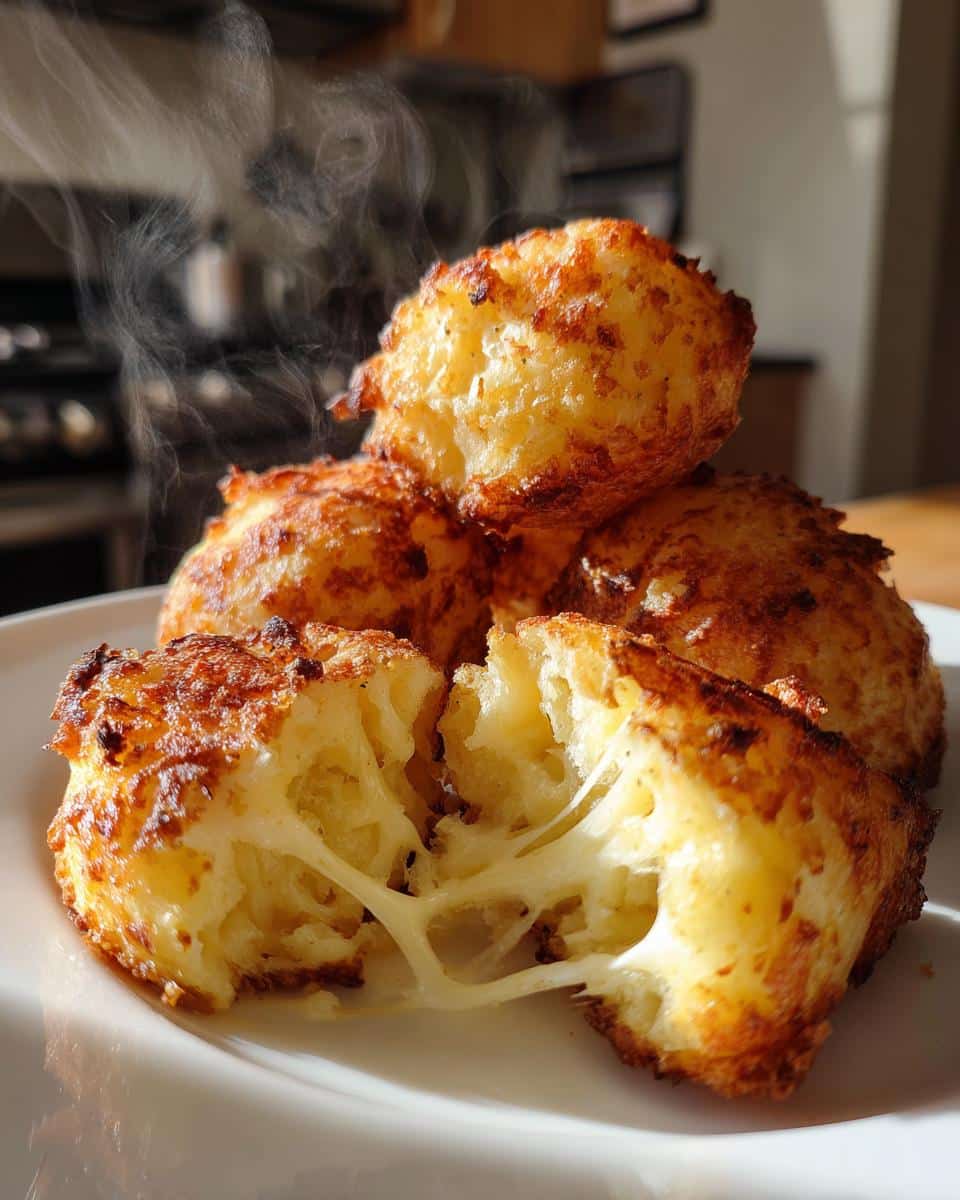 Mashed Potato Cheese Puffs - detail 3