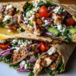 Mediterranean Chicken Wraps