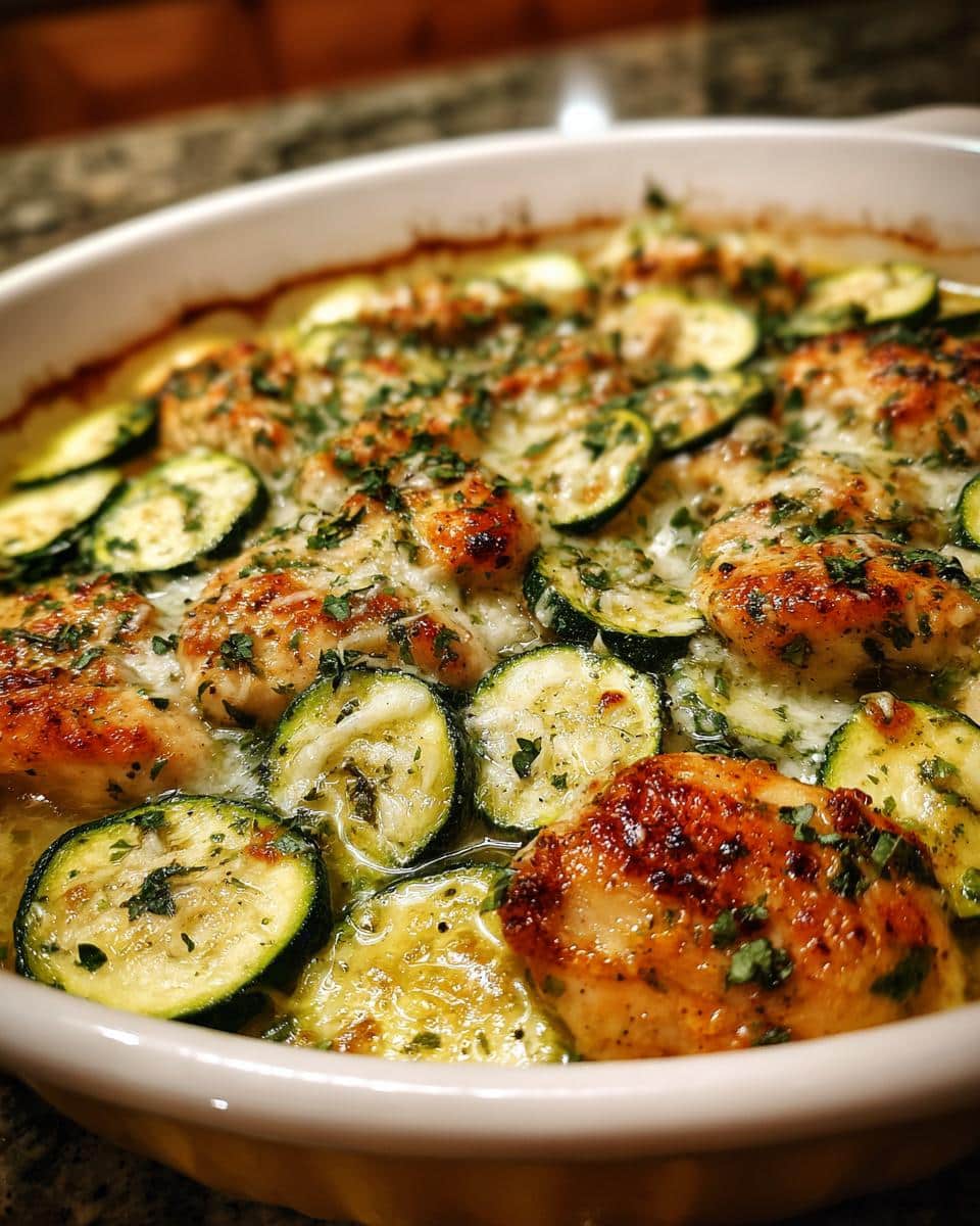 Mediterranean Chicken Zucchini Bake - detail 2