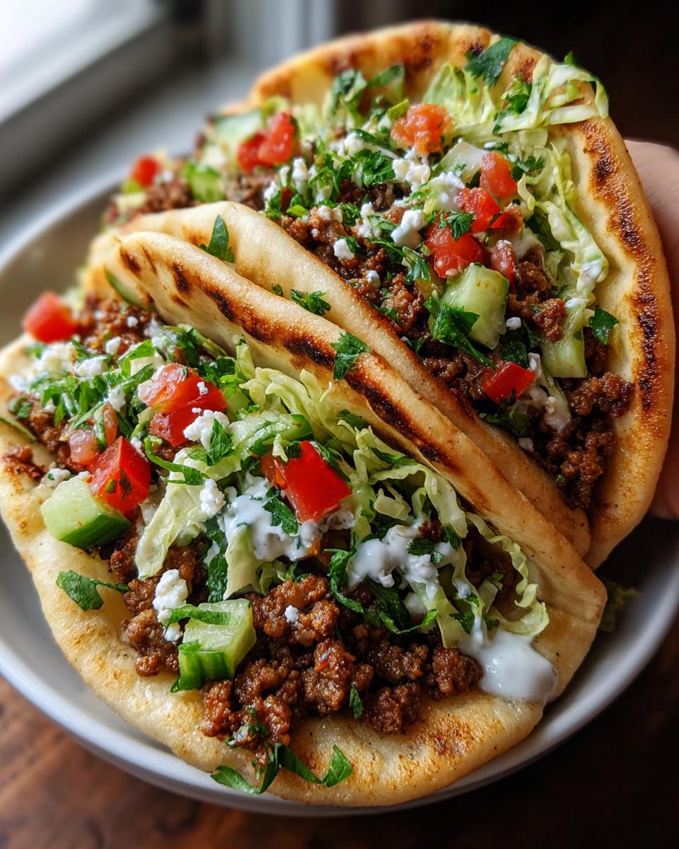 Mediterranean Ground Beef Pita Pockets - detail 1